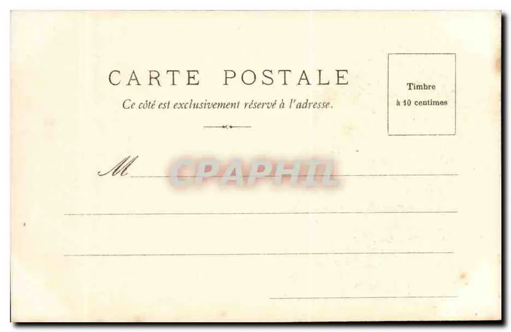 Louvre — Ministère des Colonies - Verso