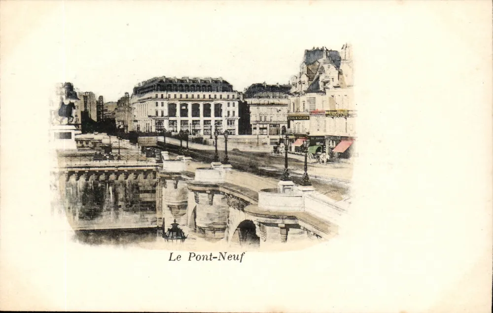 O Pont-Neuf — Paris — editor não identificado, número de série não visível - Frente