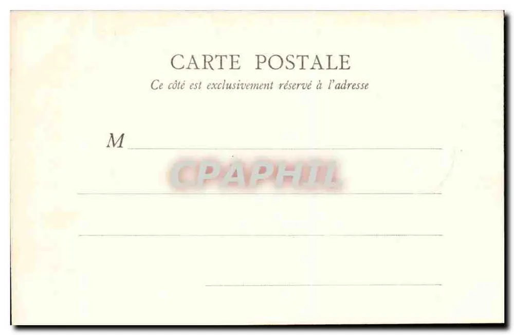 La Conciergerie (Palais de Justice) — Paris — B. F. Paris, n° 42 - Verso