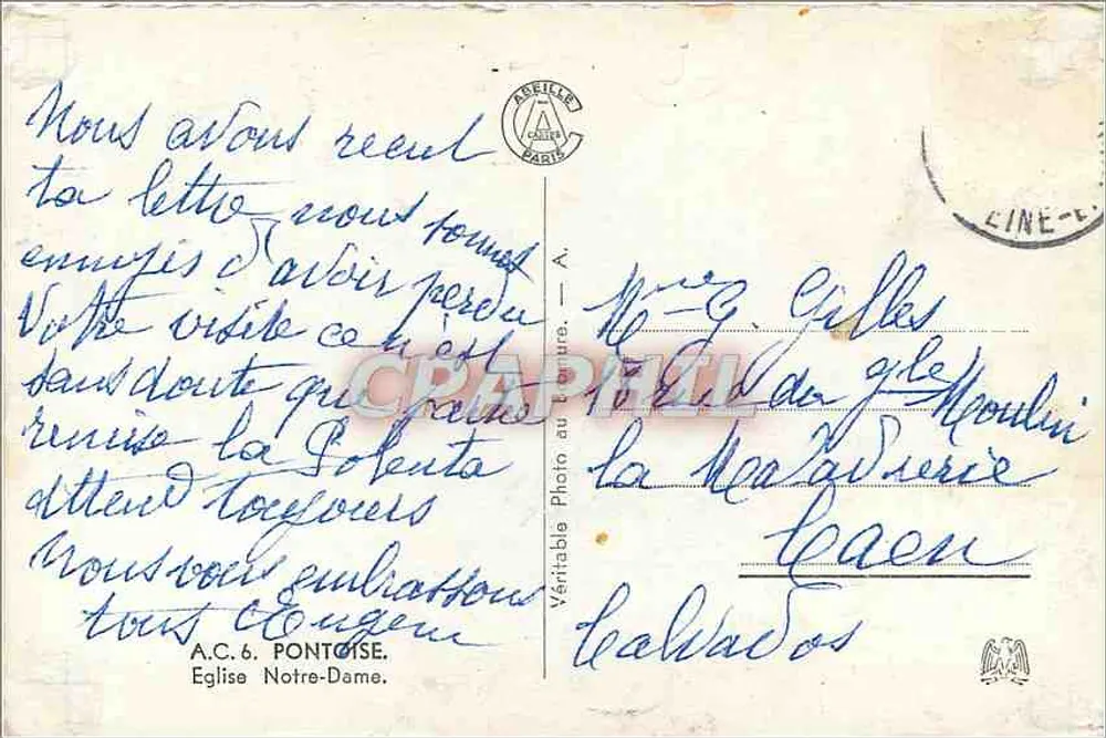 नोट्र-डेम चर्च — पॉंटोइस — वेरियल फोटो अऊ वेर, ए.सी.6 - पीछे