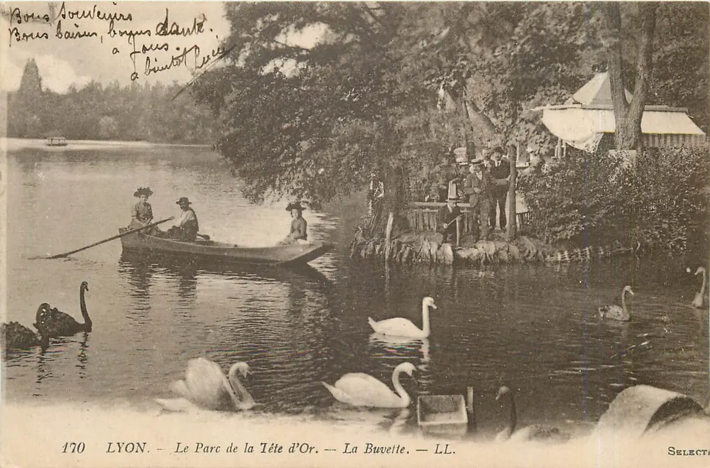 LYON — Der Park der Tête d'Or — Die Buvette — LL. — Sélecta - Vorderseite