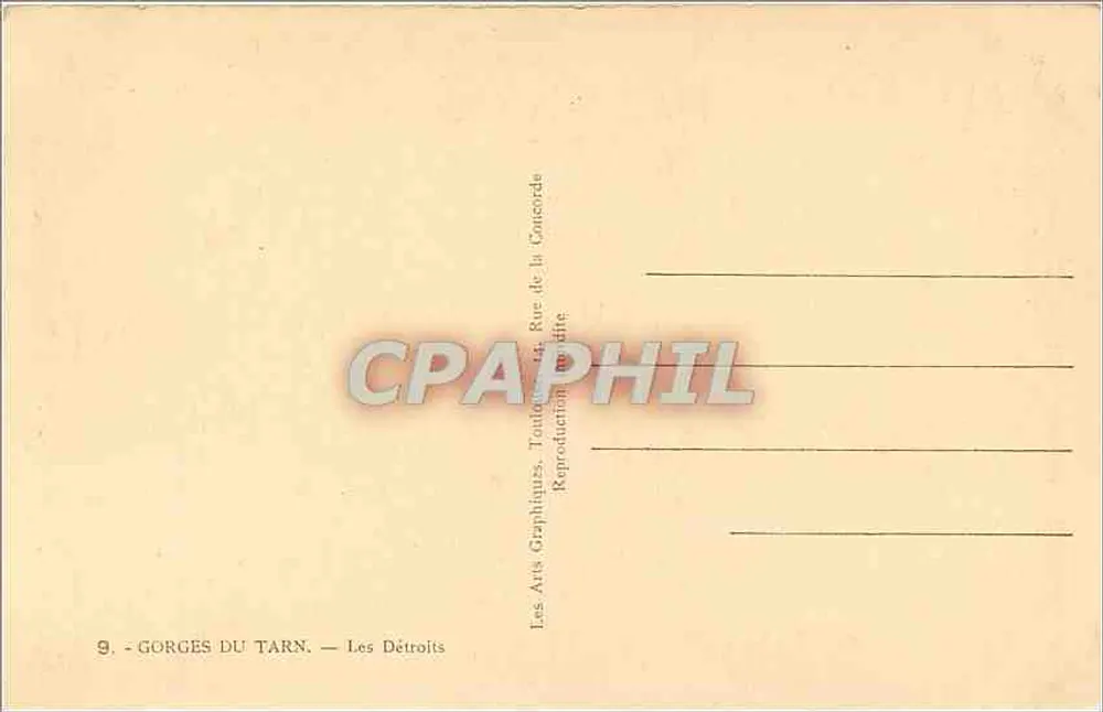 Les Détroits — Gorges do Tarn — ARORA - Verso