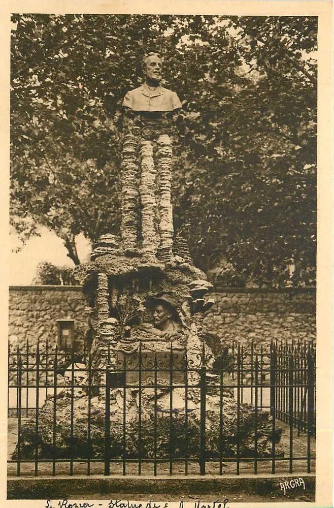 Gorges do Tarn - Estátua de E. A. Martel — editor ARGRA, número de série 578 - Frente