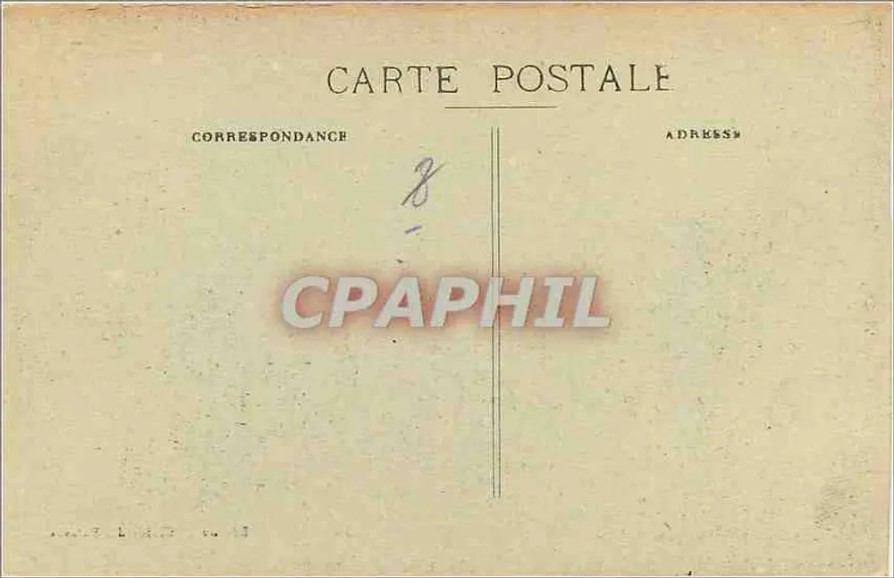 Palayas-les-Flots — Les Jetées et le Calvaire — Édition J. Chaparède - Verso