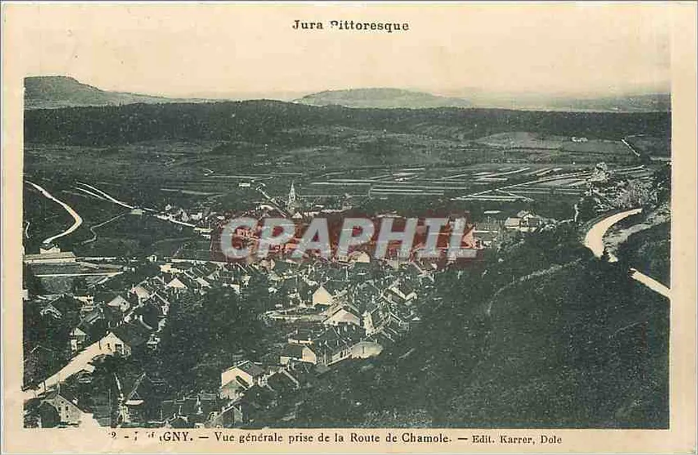 Chamole — Allgemeiner Blick vom Chamole-Weg — Edit. Karrer, Dole - Vorderseite