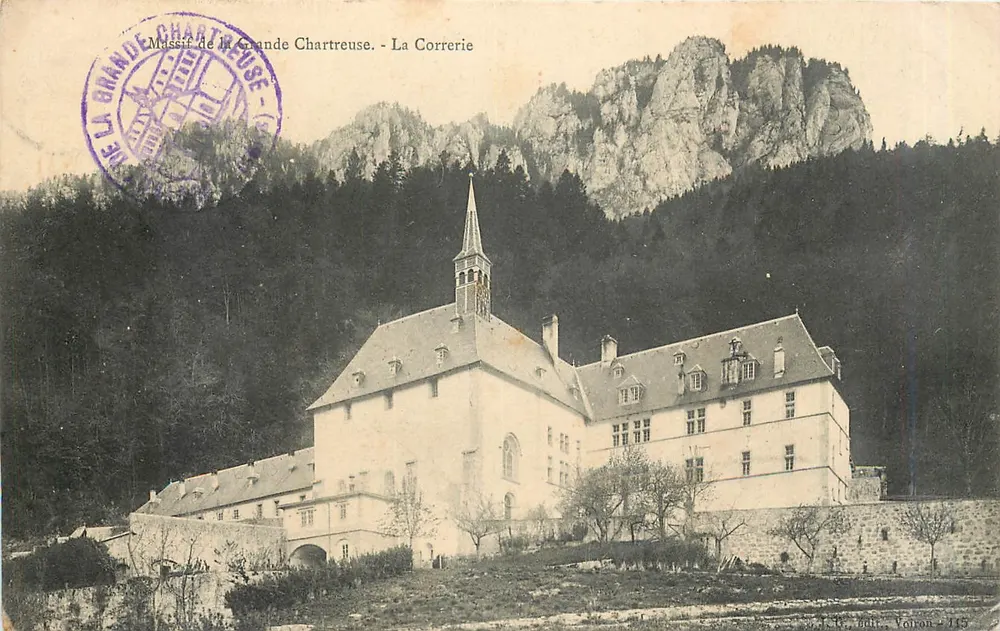 La Grande Chartreuse - La Correrie — Massif de la Grande Chartreuse, Voiron — J. Lebull, Voiron - 115 - Frente