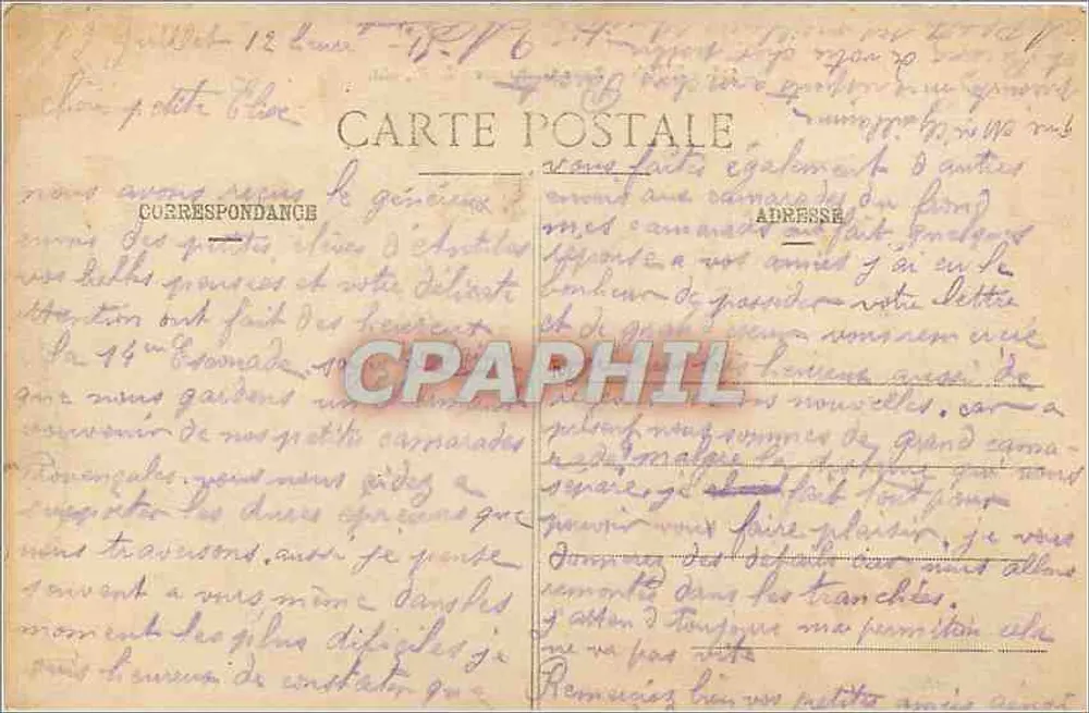 Dijon - Porta Guillaume — vista do arco triunfal com trams e pedestres — L. V., editor - Verso