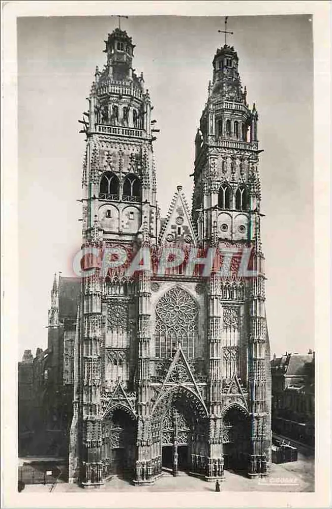 Catedral São Gatien — Tours — Edições 'LA CROIX' n°37.261.04 - Frente