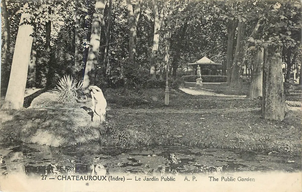 Châteauroux (Indre) — Het Publieke Tuin — A.P. - Voorkant