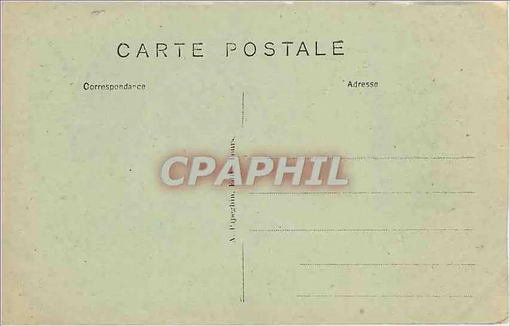 Châteauroux (Indre) — Het Publieke Tuin — A.P. - Achterkant