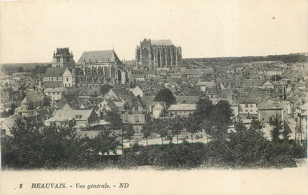 Beauvais - Vista geral - ND - Frente