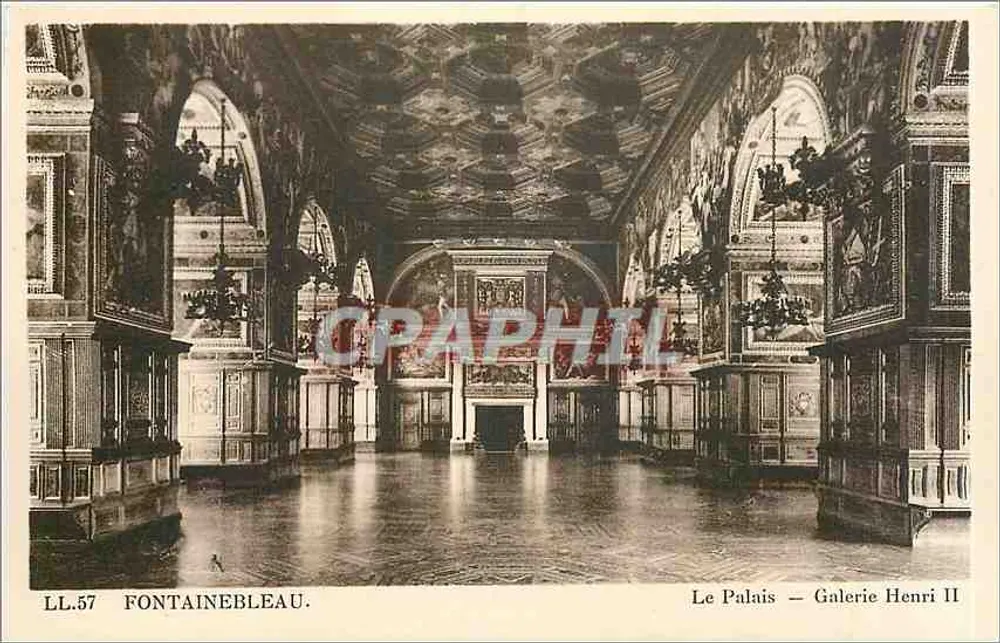 Fontainebleau — Das Schloss — Galerie Henri II — CI des Arts, Straßburg - Vorderseite