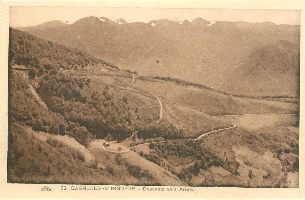 Bagnères-de-Bigorre — Descida para Arreau - Frente