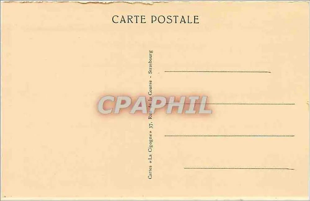 Strasbourg - Cathédrale - L'Horloge Astronomique — n° 479A - Verso