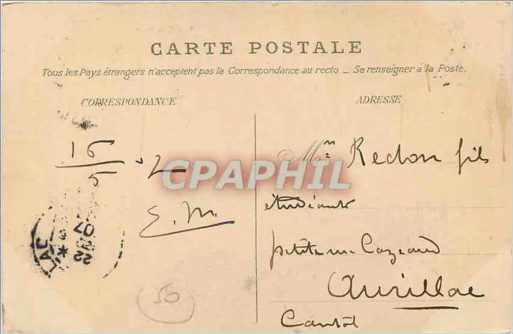 Cherbourg — Vista Geral - Verso