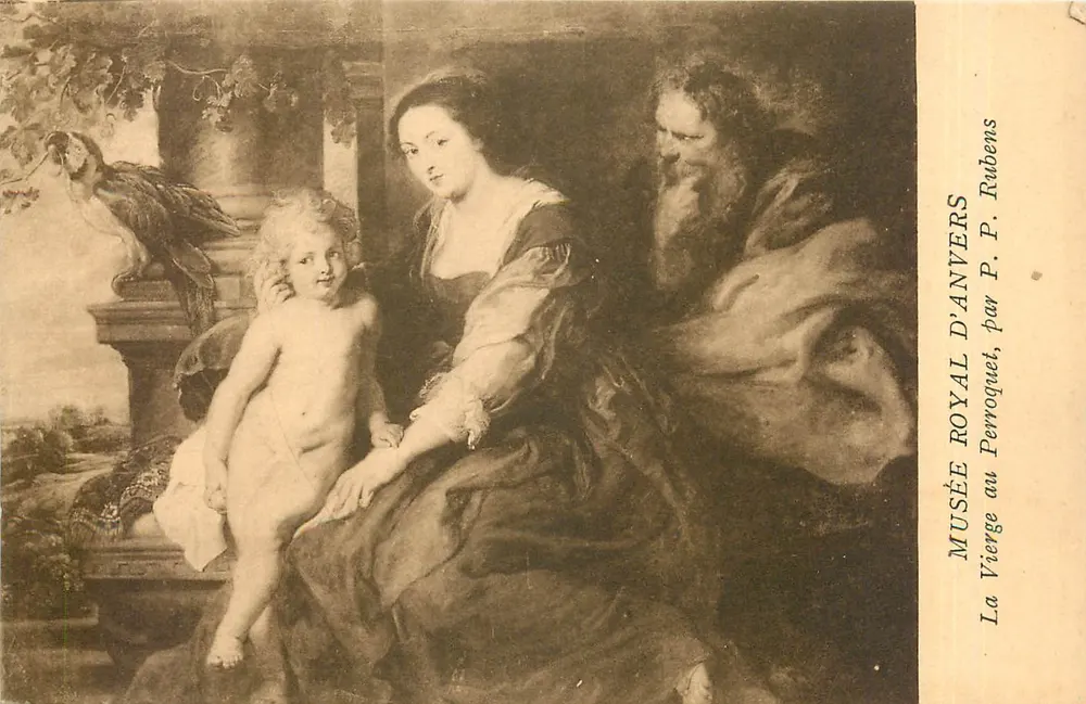 La Vierge au P. P. Rubens — Musée Royal d'Anvers — par P. Perroquet - Recto