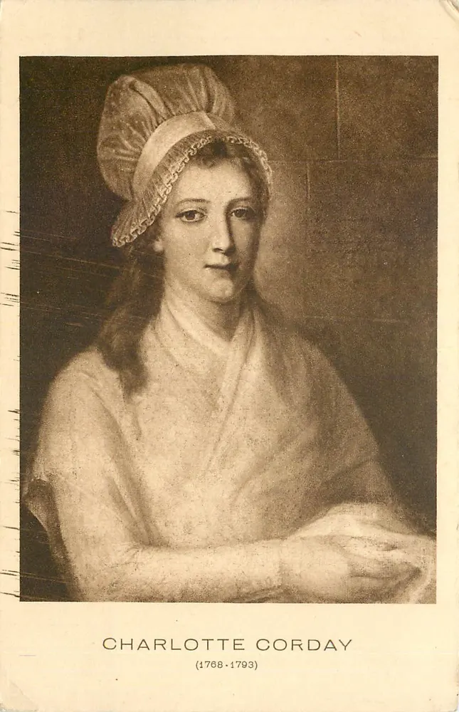 Charlotte Corday — Mord an Marat — Verlag Braun & Cie, Imp. Ed. Paris, Nr. 43575 - Vorderseite