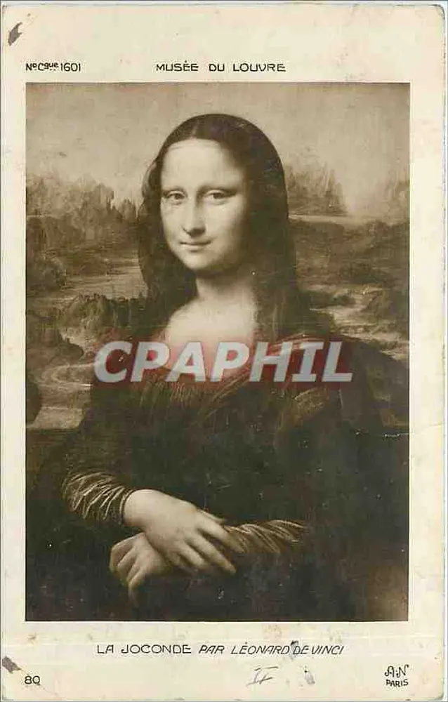 La Joconde — par Léonard de Vinci — Musée du Louvre, Paris - Recto