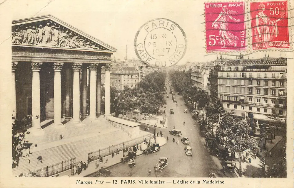 Paris, Stadt des Lichts — Die Kirche der Madeleine — Mark Pax — 12 - Vorderseite