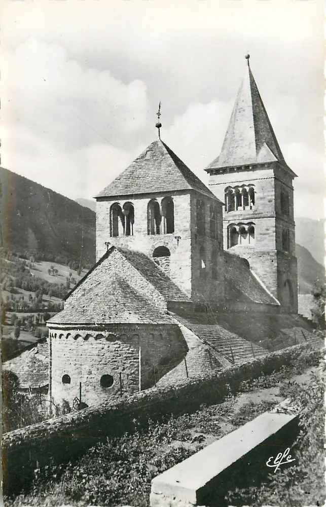 Kirche Saint-Aventin-de-Larboust (romanisch) — Tal von Larboust — Verlag Pyr. Occitanie - Vorderseite