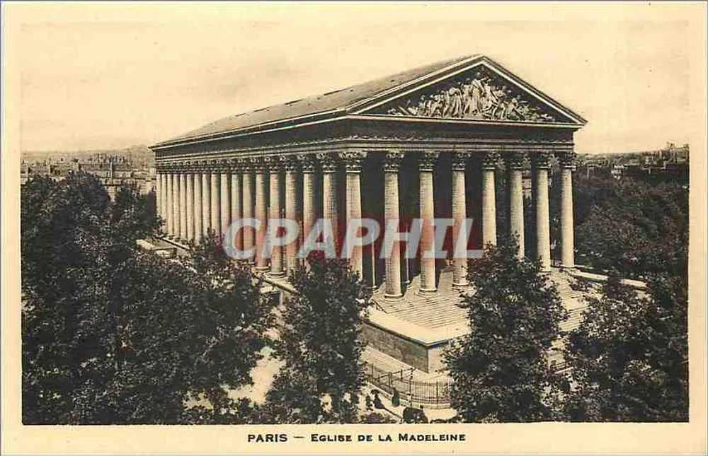 Paris — Igreja da Madeleine - Frente