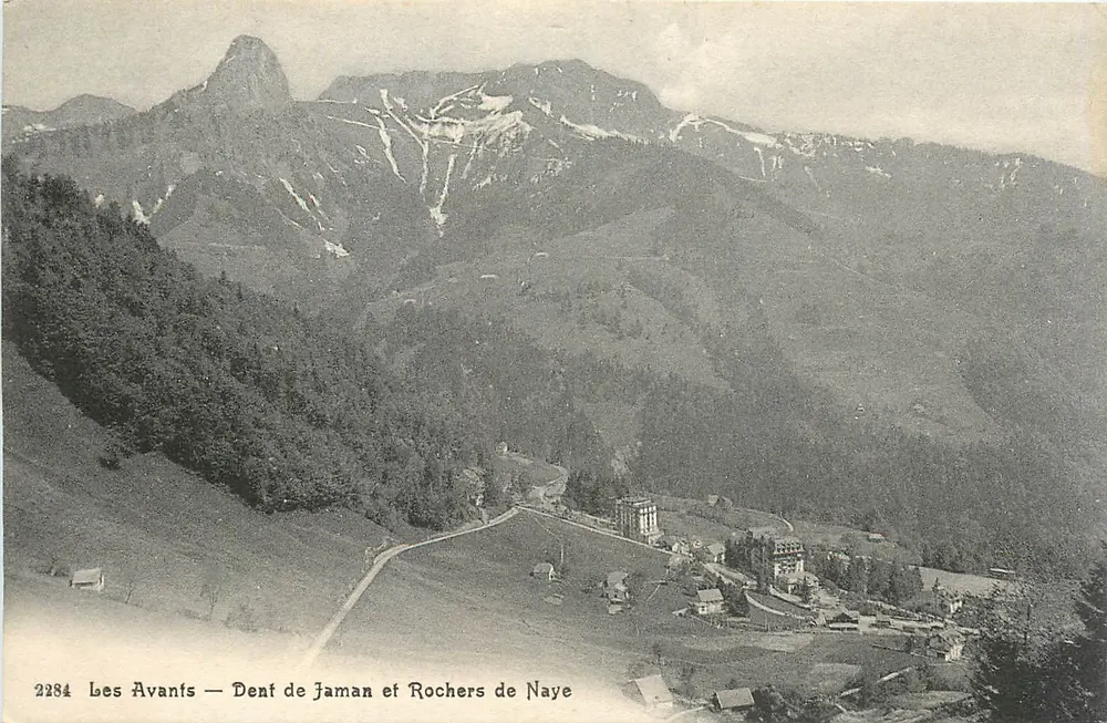 Les Avants — Dent de Jaman und Rochers de Naye — Chiffolle & Cie. n° 2284 - Vorderseite
