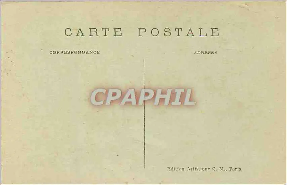 Évreux — El Ayuntamiento — Edición Artística C. M. - Reverso