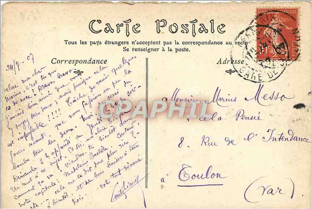 Paris — Alter Hotel-Dieu-Brücke, Aquatinte von Nattes — Verlag ND 118 - Rückseite