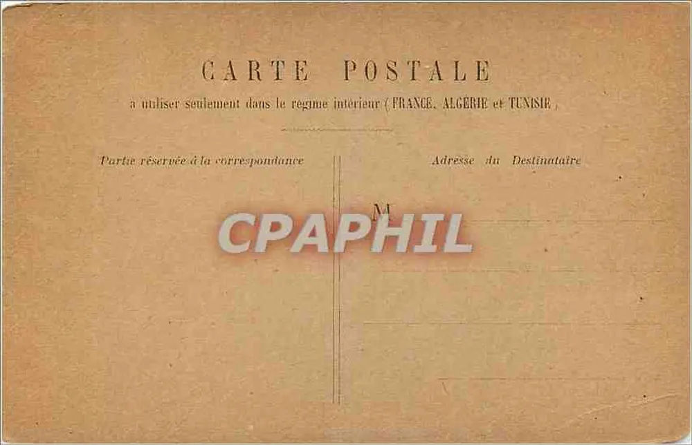 PARIS - Avenida da Ópera — vista urbana — editor não identificado, número de série não visível - Verso
