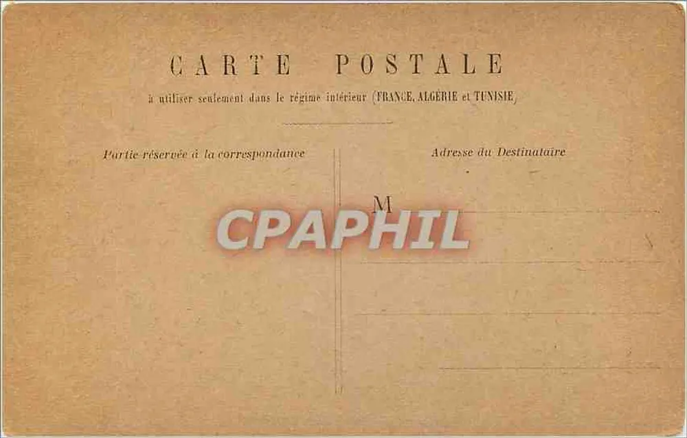 Paris - Boulevard de la Madeleine — vista do Palácio de Justiça — editor não indicado, número de série não visível - Verso
