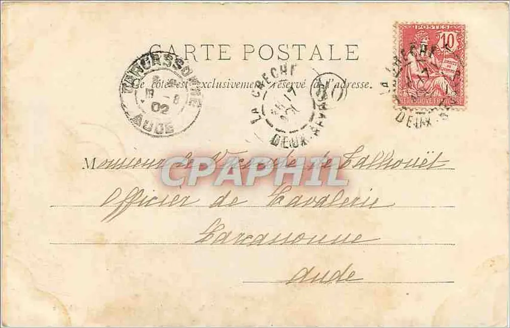 Die Ruinen der Kathedrale, romanische und gotische Teile — Maillézais (Vendée) — Verlag nicht sichtbar - Rückseite