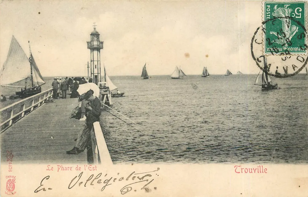 O Farol do Leste — Trouville — editor Paris 7418 - Frente