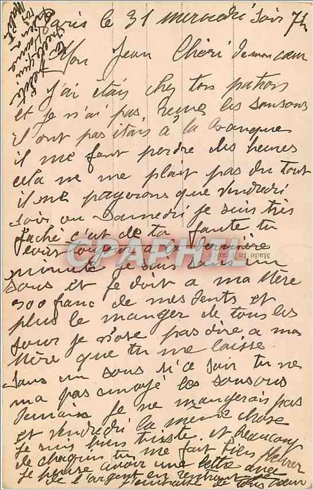 Ich sterbe oder ich hefte mich an — PC PARIS 2779 — Verlag PC Paris - Rückseite