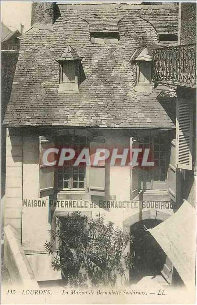 Lourdes — A Casa de Bernadette Soubirous — LL. — N° 115 - Frente
