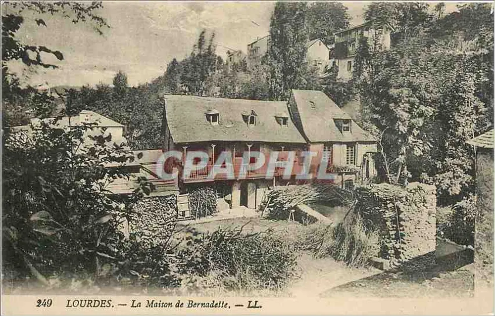 Lourdes — A Casa de Bernadette — LL. — N° 249 - Frente