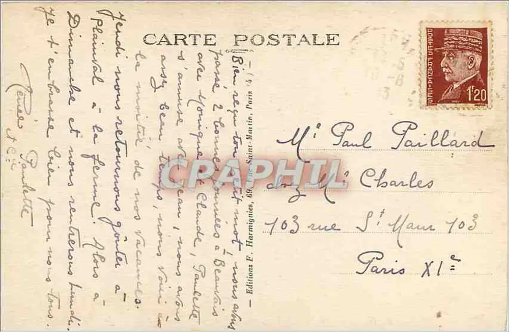 Beauvais — A Catedral — Vista geral — E.H. - 12 - Verso