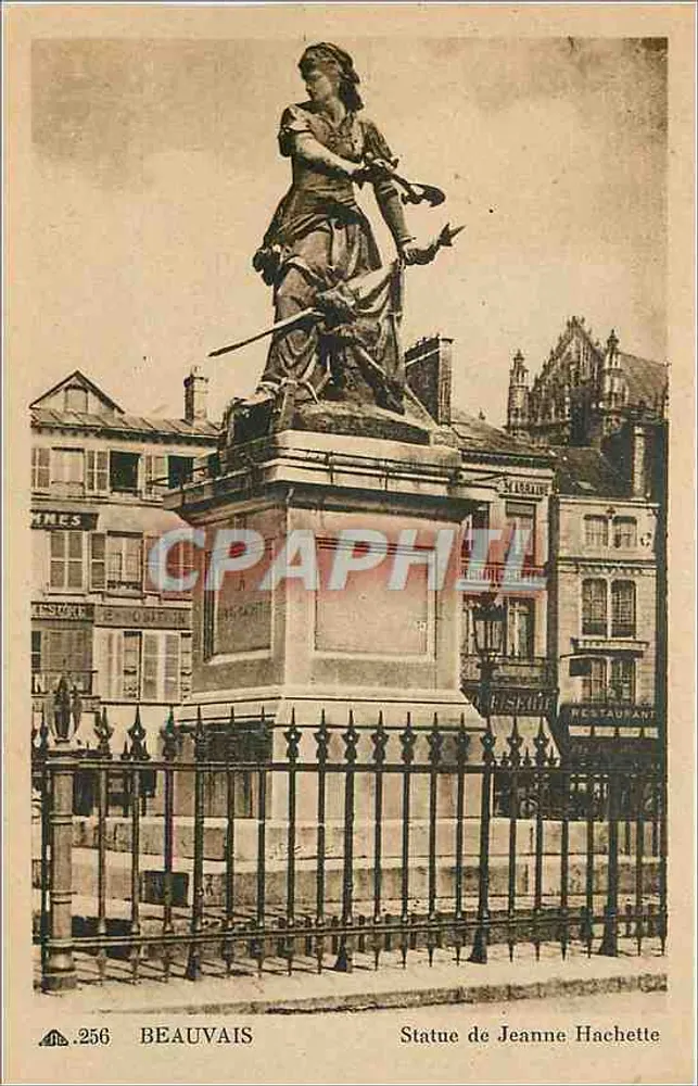 Beauvais — Estátua de Jeanne Hachette — Editor: Les Arts Photographiques, n° 256 - Frente