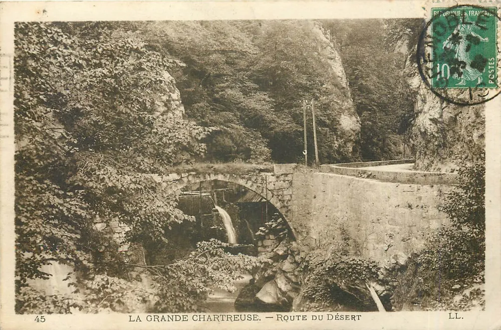 La Grande Chartreuse — Route du Désert — LL. n°45 - Frente