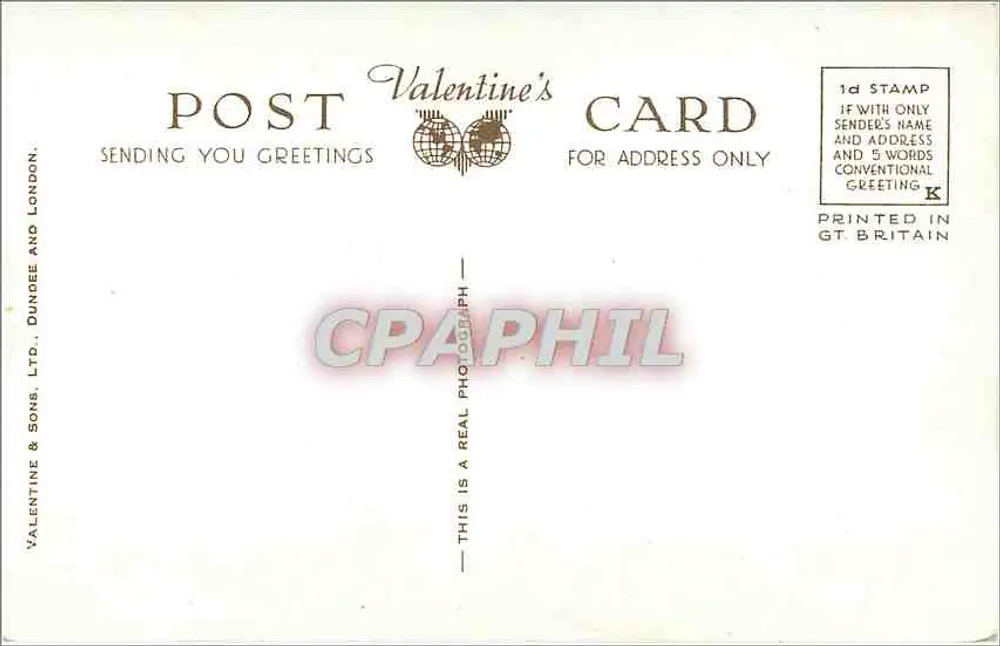 The Great Altar, Westminster Abbey — London — N.6456 — Valentine & Sons, Ltd. - Back