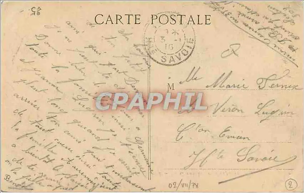 MARSEILLE - A Corniche (o Profeta) — ZZ — 68 - Verso