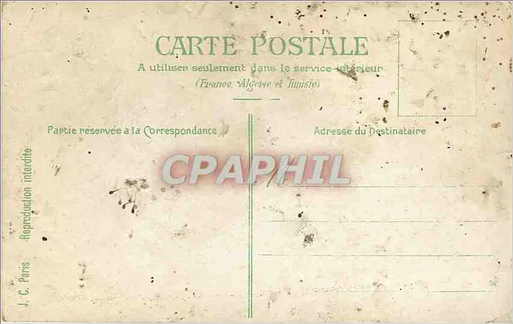 O Bilhete de Moradia — cena interior com cardeal e militares — B. Buropol - Verso