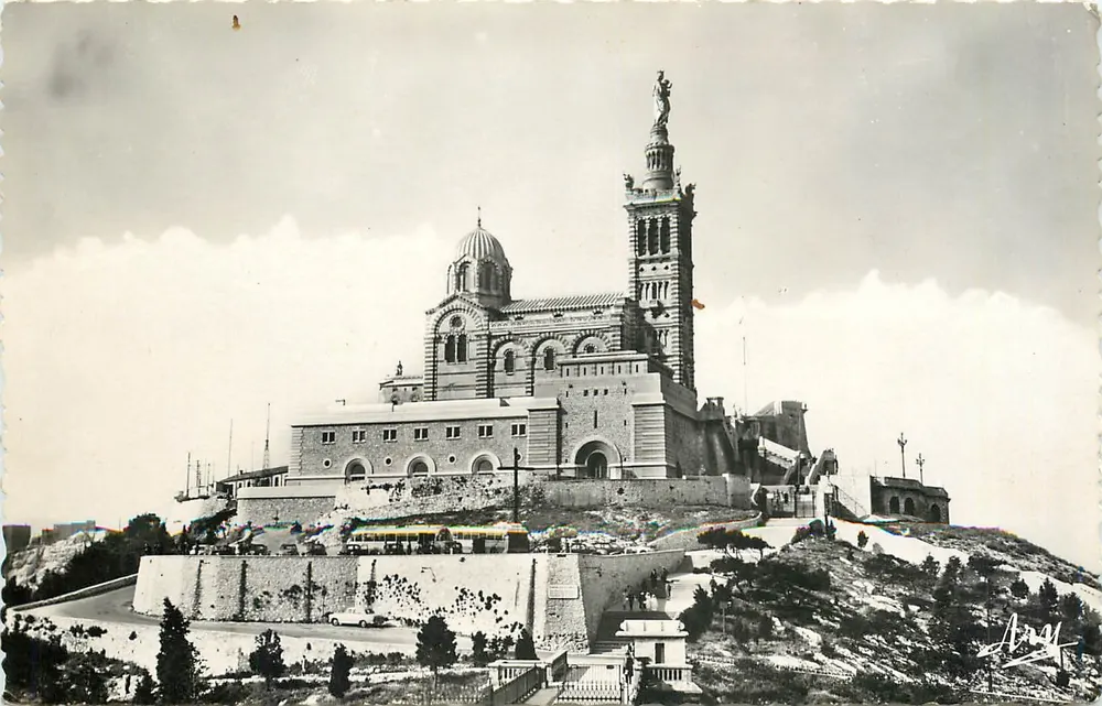 Basílica Nossa Senhora da Guarda — Marselha — Edição David, 91 - Frente
