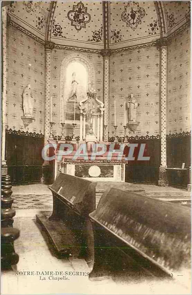 Notre-Dame-de-Segries — Die Kapelle — von Romaineaux (Rhône-Alpes) - Vorderseite