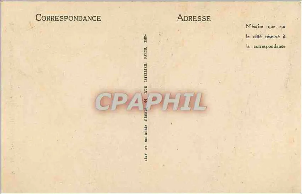 Le Mont-Dore — O Rocha do Capucino — ND — N°9 - Verso