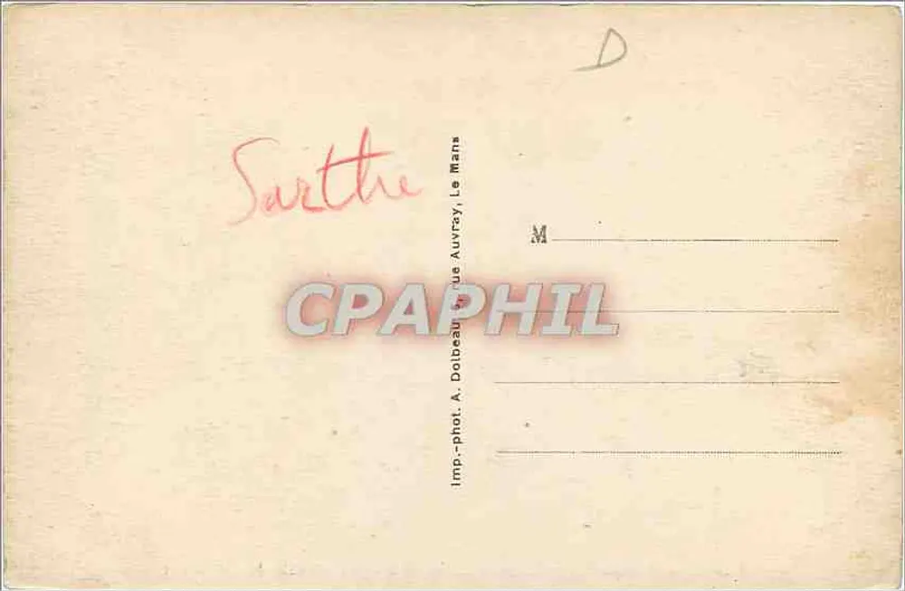 Saint-Léonard-des-Bois und Haut-Fourché — Les Alpes Mancelles — 29. — Imp. phot. A. Daubeau, Le Mans - Rückseite