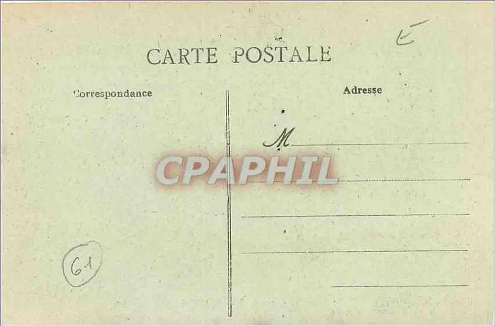 As antigas Tourailles — Argentan — A. Lejeûne, editor, Argentan - Verso