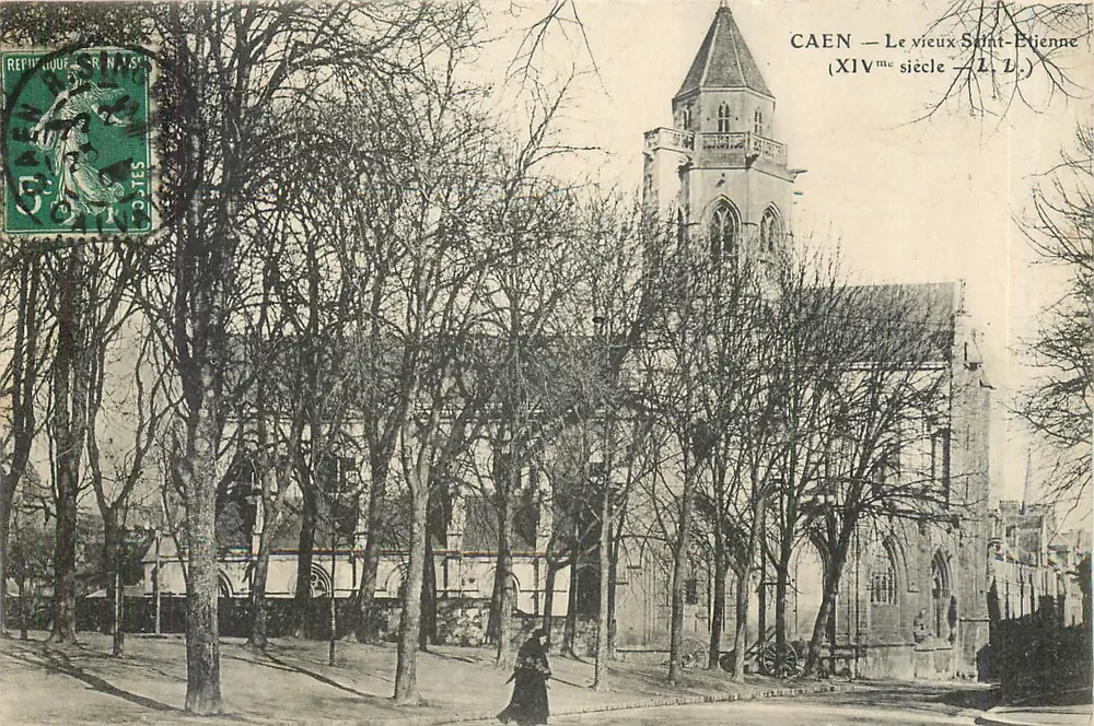 Caen — The old Saint-Etienne — (14th century) — L. L. - Front