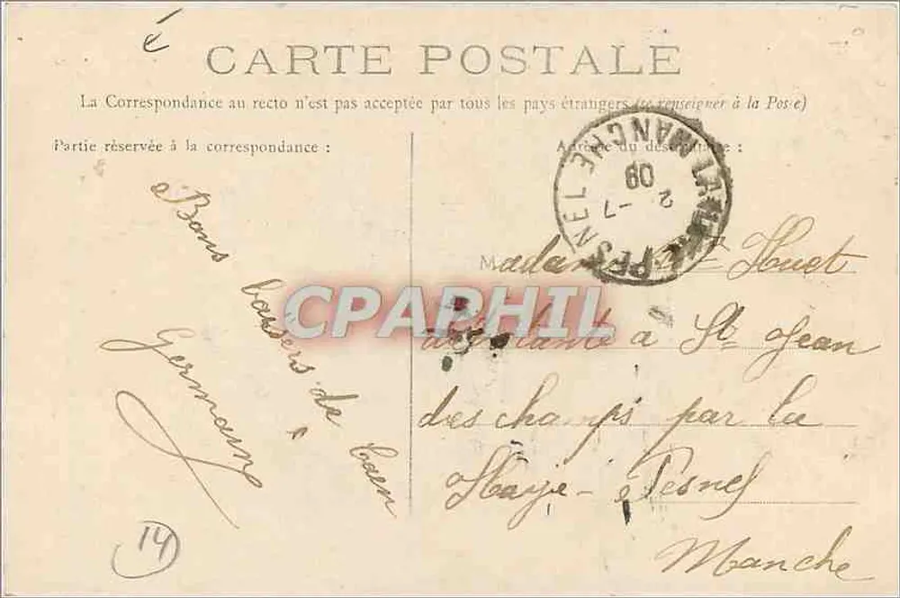 Caen — The old Saint-Etienne — (14th century) — L. L. - Back
