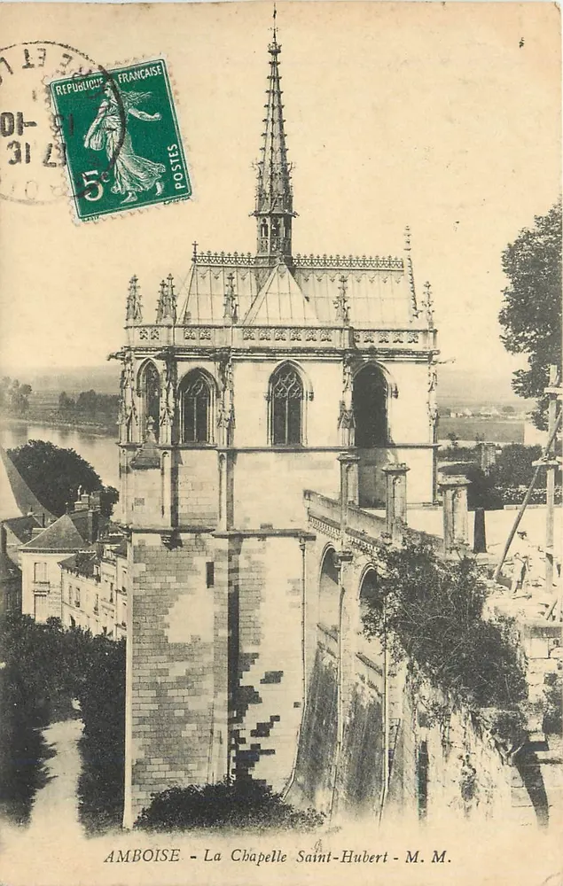 Amboise - A Capela Saint-Hubert - M. M. - Frente