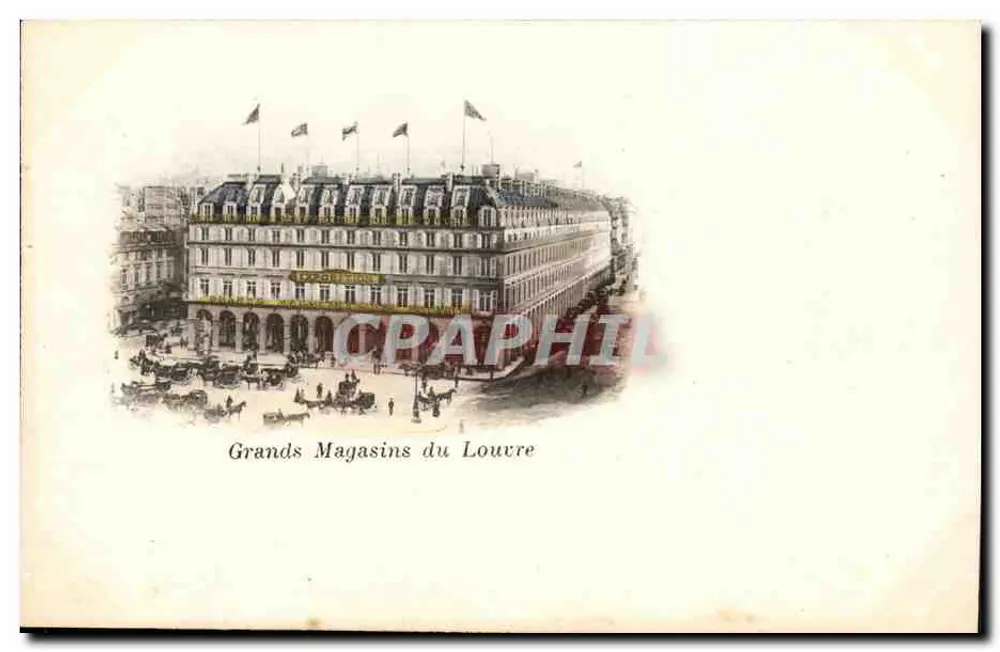 Grandes Magasins du Louvre — Paris — editor não identificado - Frente